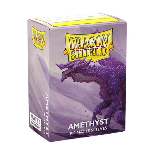 [2110000188528] Dragon Shield Standard Matte Sleeves - Amethyst (100 Sleeves)