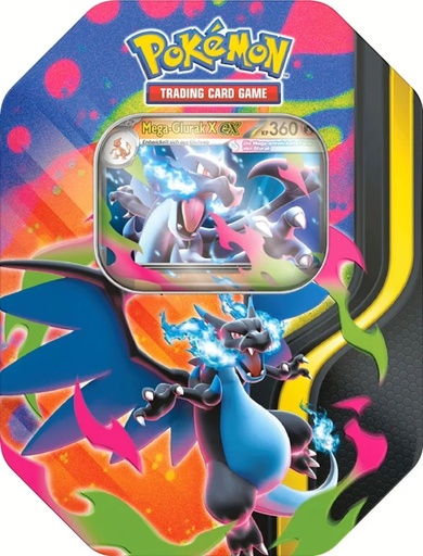 [P0042630] Pokémon - Tin-Box - Mega-Entwicklung: Mega-Glurak X (DE)