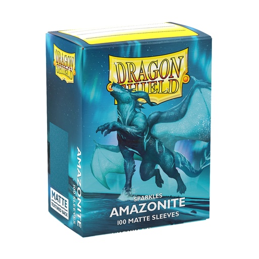 [P0042642] Dragon Shield - Standard Sleeves: Amazonite [Matte] (100 Sleeves)