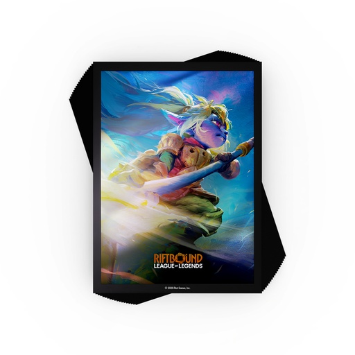 [P0043404] Riftbound: League of Legends TCG - Unleashed Art Sleeves: Poppy, Keeper of the Hammer