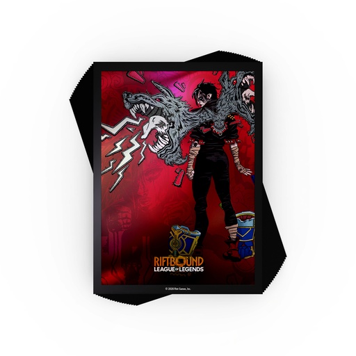 [P0043408] Riftbound: League of Legends TCG - Unleashed Art Sleeves: Vi, Piltover Enforcer