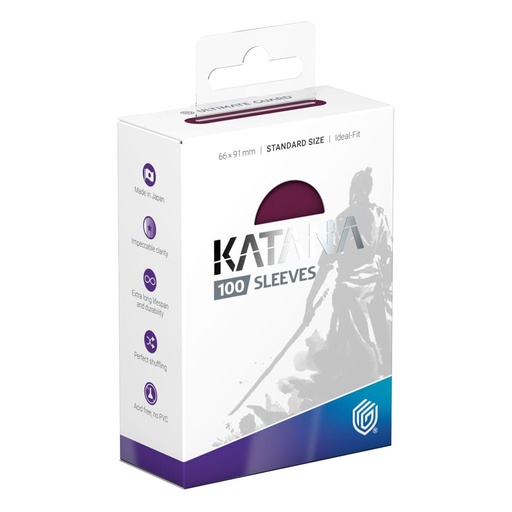 [P0043517] Ultimate Guard Katana Sleeves Standard Size (100) - Radiant Plum
