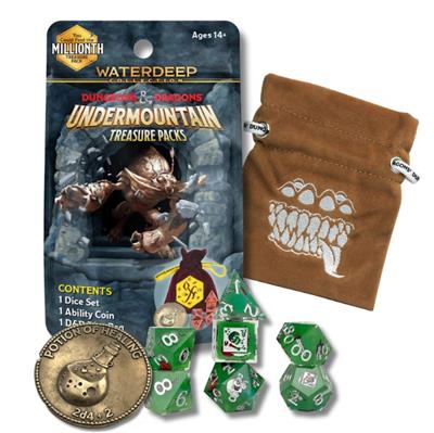 [P0043518] Sirius Dice - Dungeons & Dragons Undermountain Treasure Packs PDQ