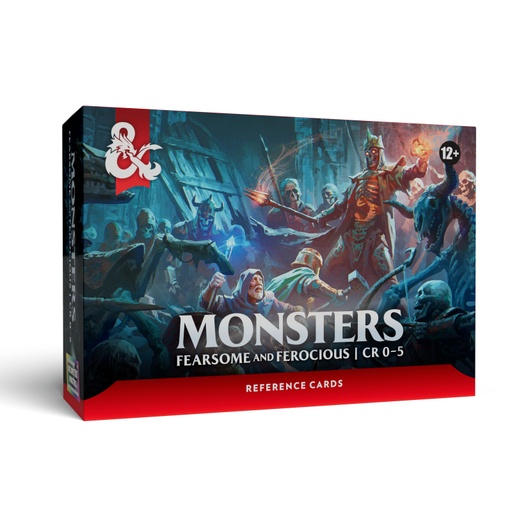 [P0043669] D&D - Trove Reference Cards - Monsters: Fearsome and Ferocious - EN