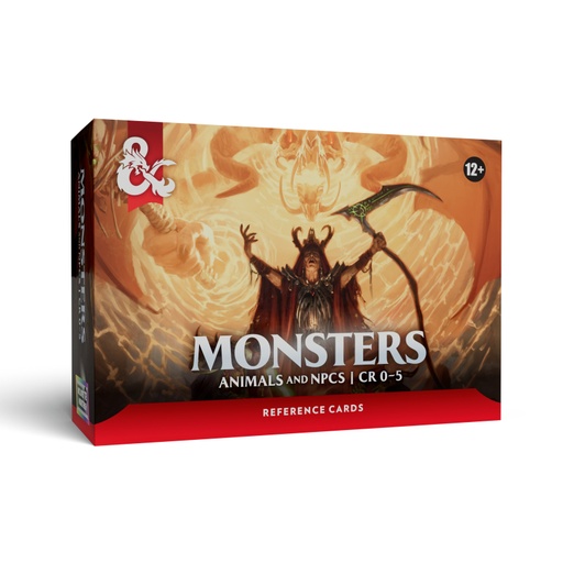 [P0043671] D&D - Trove Reference Cards - Monsters: Animals and NPCs - EN