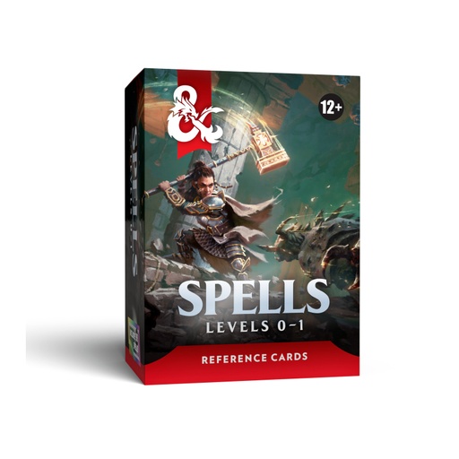 [P0043676] D&D - Trove Reference Cards - Spells: Levels 0-1 - EN