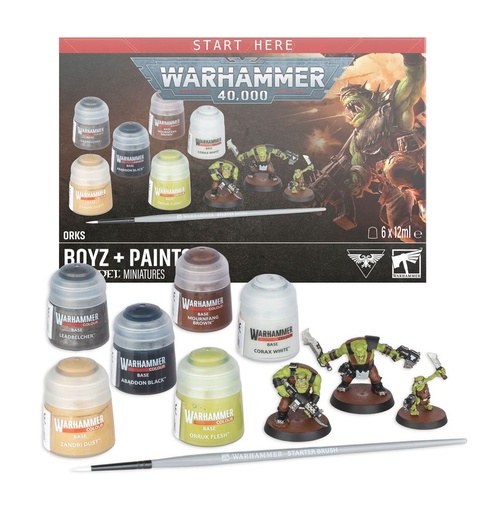 [P0043700] Warhammer 40.000: Orks + Paint GER/FRE/ITA/DUT/CZ/SLV