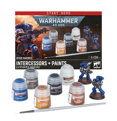[P0043701] Warhammer 40.000: Space Marines + Paint GER/FRE/ITA/DUT/CZ/SLV