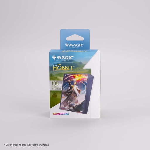 [P0043894] Magic: The Gathering | The Hobbit Premium Art Sleeves - Gandalf, Shadow's Foe