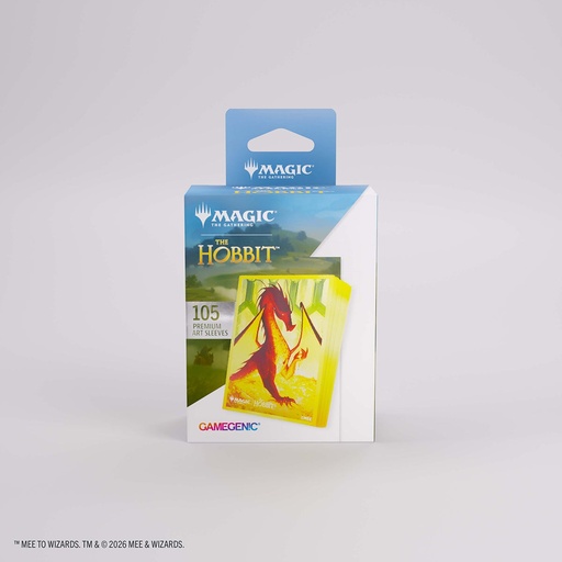 [P0043937] Magic: The Gathering | The Hobbit Premium Art Sleeves - Smaug the Golden