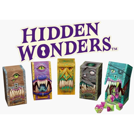 [P0043974] Hidden Wonders™ Individual Mystery Polyhedral 7-Die Set