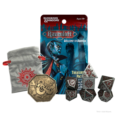 [P0044001] Sirius Dice - D&D – Ravenloft: Castle Ravenloft Treasure Packs