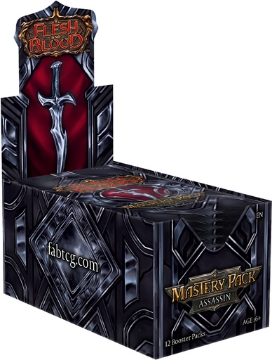 [P0044003] Flesh & Blood TCG - Mastery Pack Assassin Booster Display (12 Packs) - EN