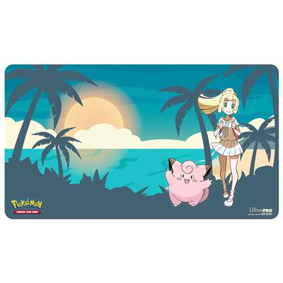 [P0044114] UP - Lillie and Clefairy Playmat for the Pokémon Trading Card Game
