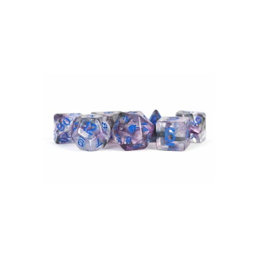 [2110000191368] 16mm Resin Polyhedral Dice Set: Unicorn Stellar Storm