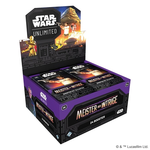 [2113000192793] Star Wars: Unlimited - Meister der Intrige Display - DE
