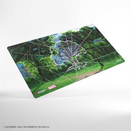 [2110000194574] MTG Marvel's Spider-Man Playmat-Spider-Man Forest