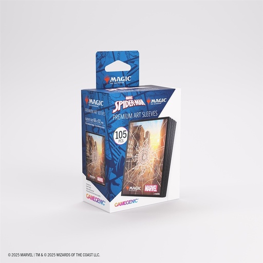 [2110000194611] MTG Marvel's Spider-Man Art Sleeves - Plains