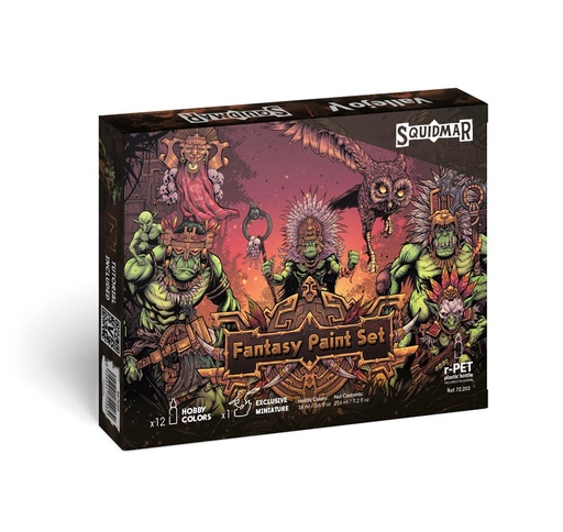 [2110000197162] Vallejo Game Color 12 Colors Fantasy Paint Set