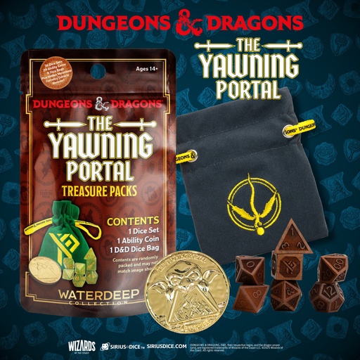 [2110000197353] Sirius Dice - Dungeons & Dragons Yawning Portal Treasure Pack