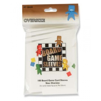 [2110000063955] Arcane Tinman - Board Games Sleeves Clear: 82x124mm [Oversize] (100 Sleeves)
